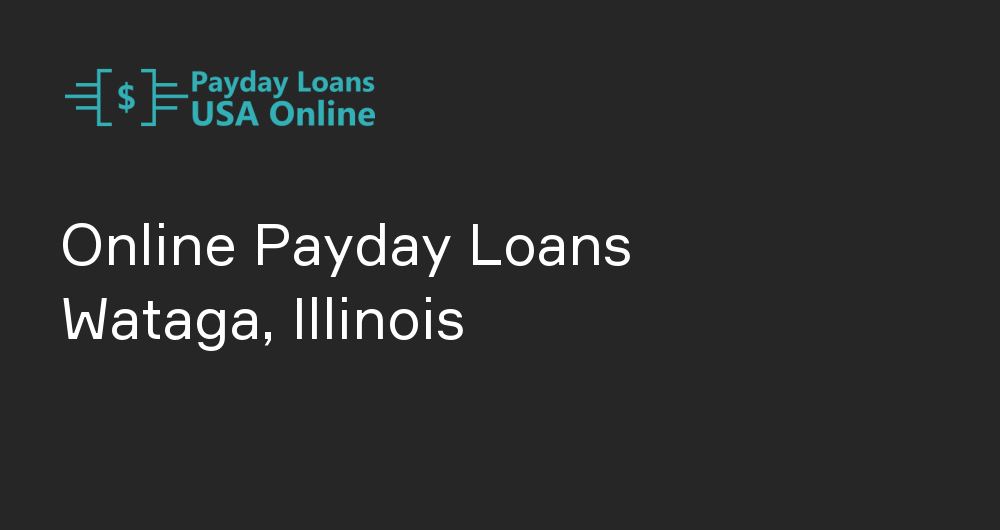 Online Payday Loans in Wataga, Illinois