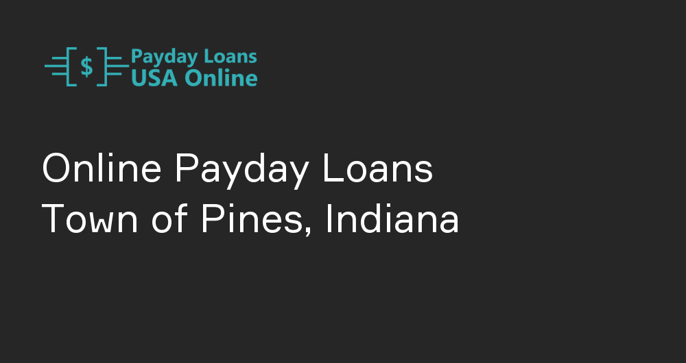 Online Payday Loans in Town of Pines, Indiana