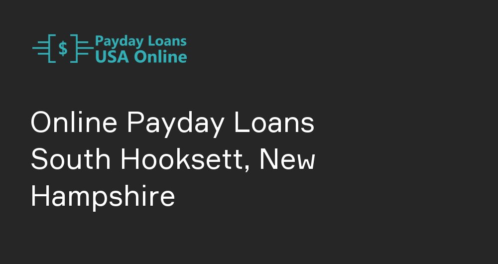 Online Payday Loans in South Hooksett, New Hampshire