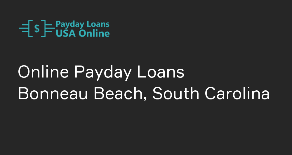 Online Payday Loans in Bonneau Beach, South Carolina