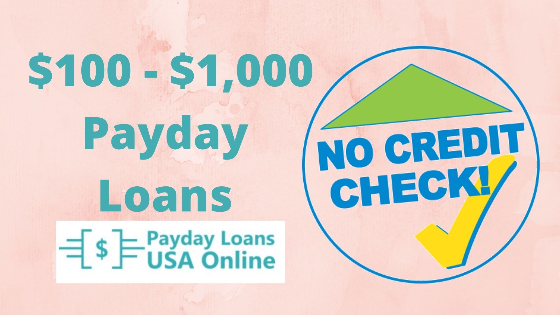 no credit check payday loans